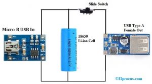 使用Micro USB的电源组电路